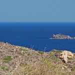 An island near the lighthouse